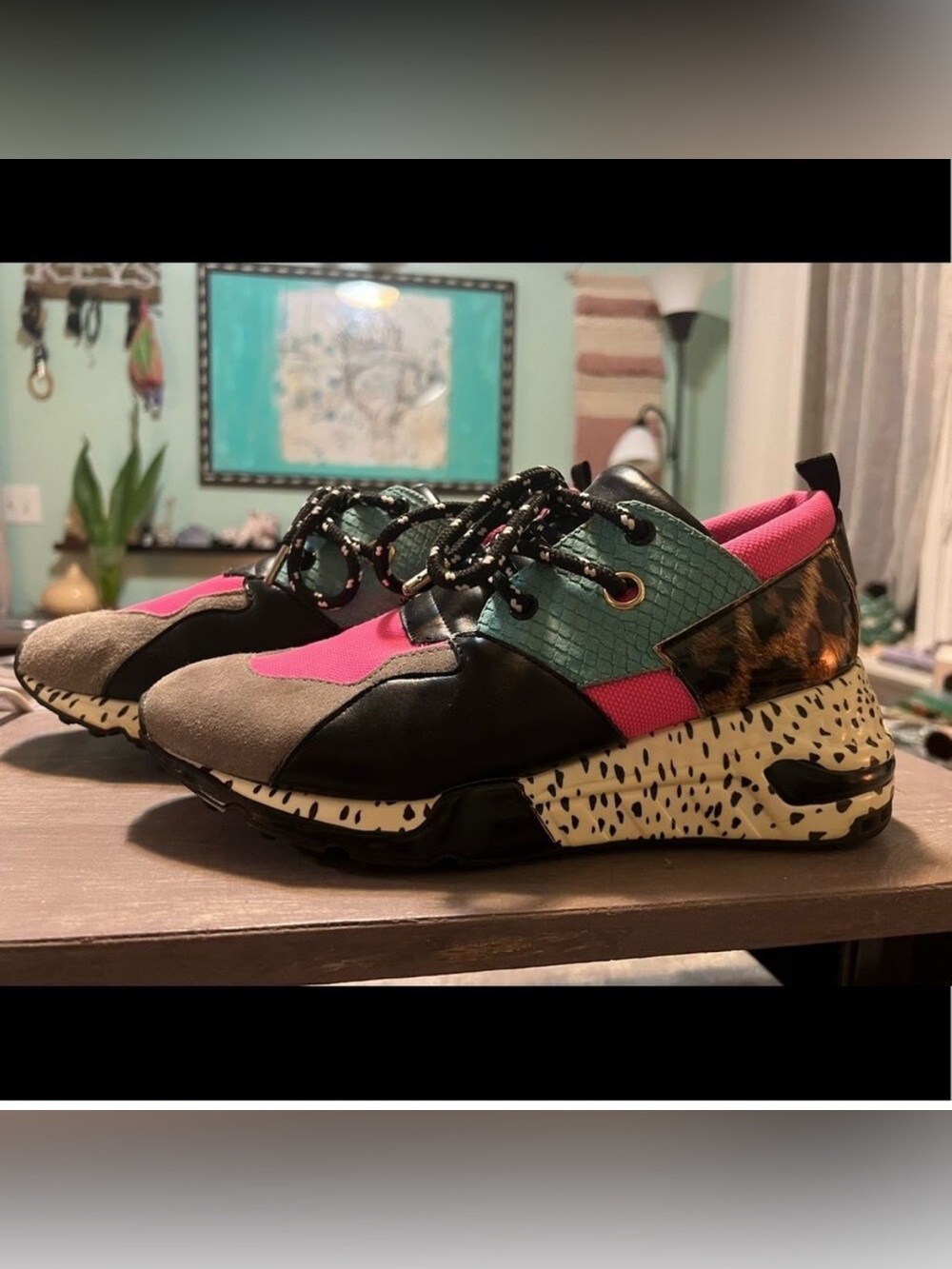 Steve Madden Cliff Animal Sneakers